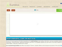 Tablet Screenshot of eurekkahospitalidad.com